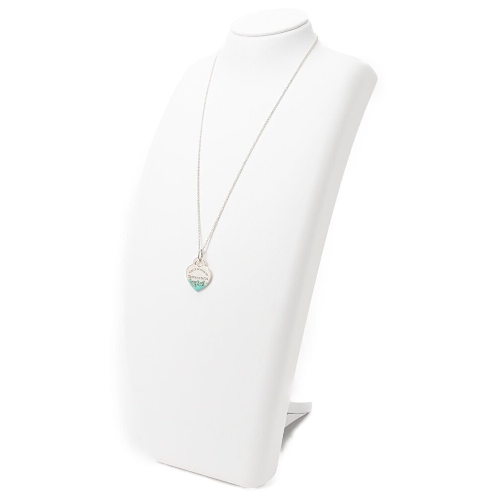 TIFFANY Authentic Blue Heart Necklace - Picture 3 of 8